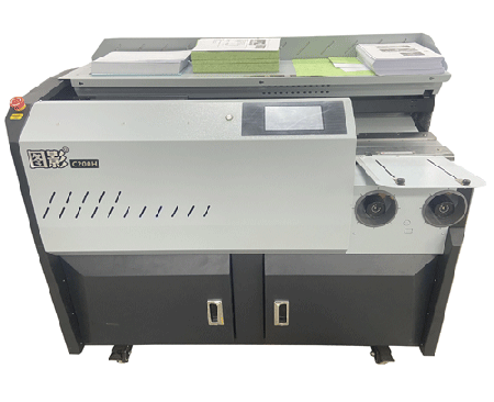 圖影C200H觸摸屏A4側(cè)膠膠裝機